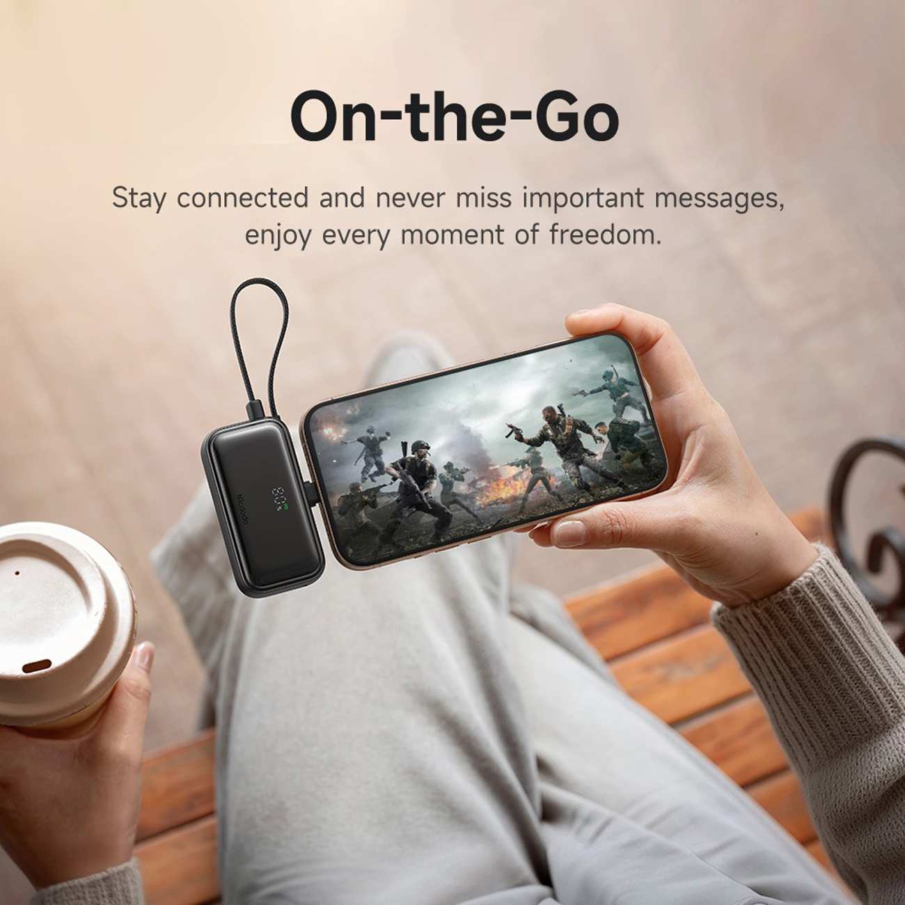 پاور بانک فست شارژ 5000 تایپ سی 22.5 وات مکدودو MC-7760