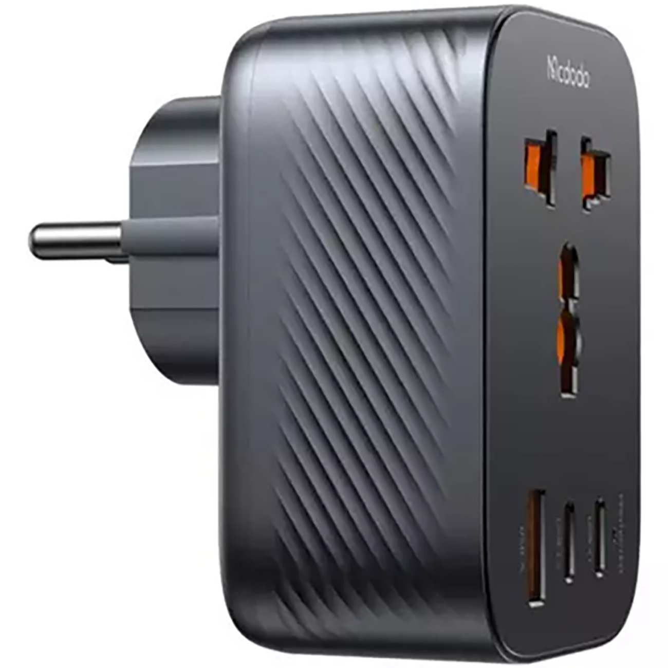 تبدیل پریز برق چندکاره و شارژر دیواری تایپ سی و USB مکدودو CP-0750