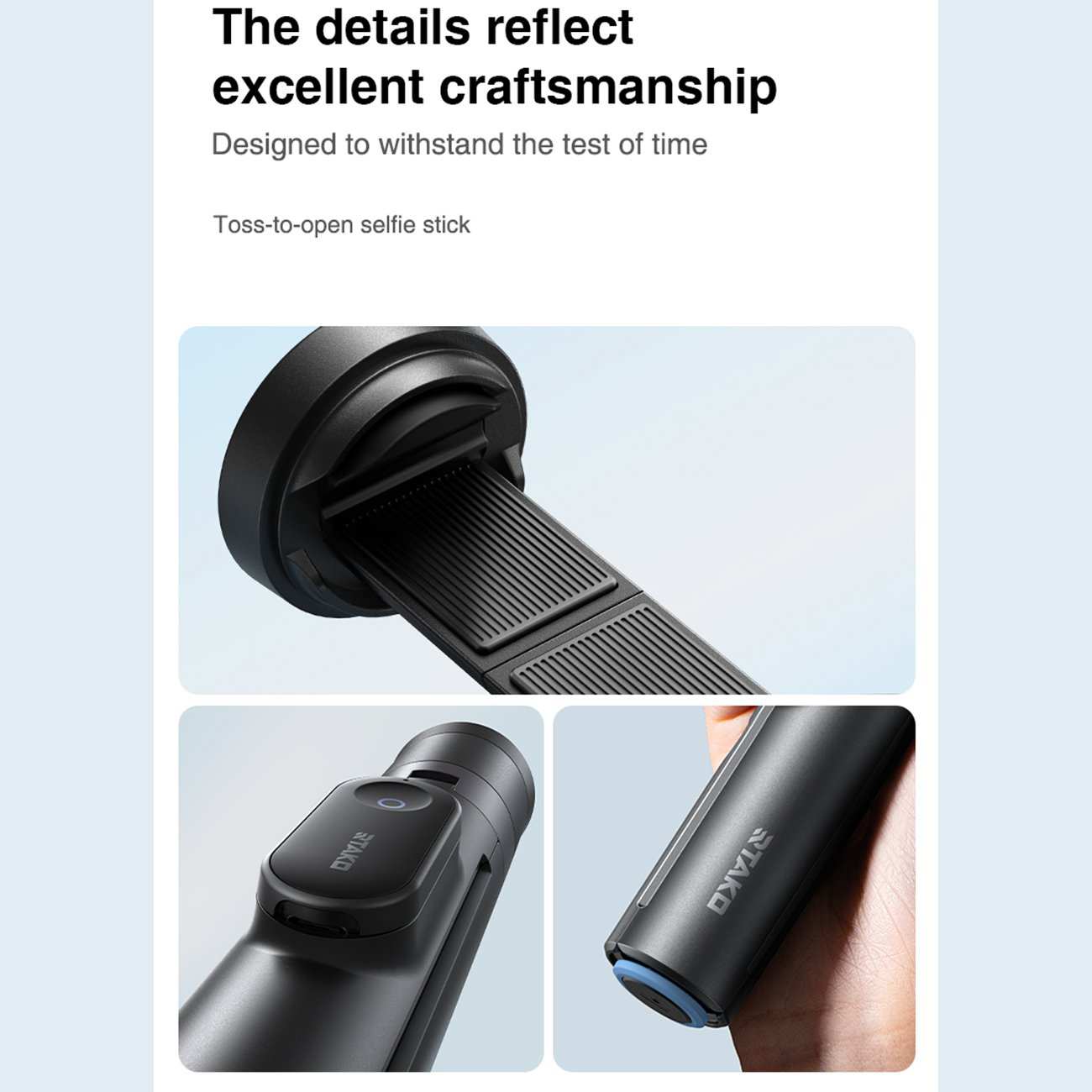 مونوپاد حرفهای شاتردار و سه پایه موبایل رتاکو RZP001-AB226