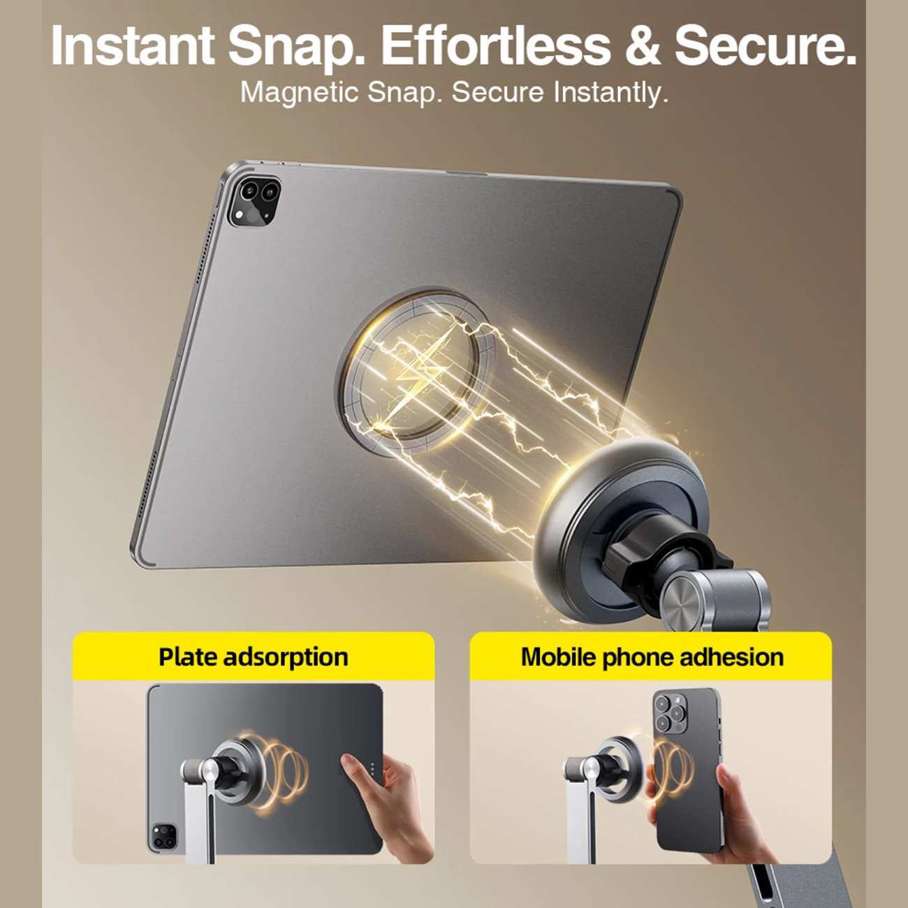 هولدر گوشی موبایل و تبلت قابل اتصال به لبه میز و تخت آرتاکو T01