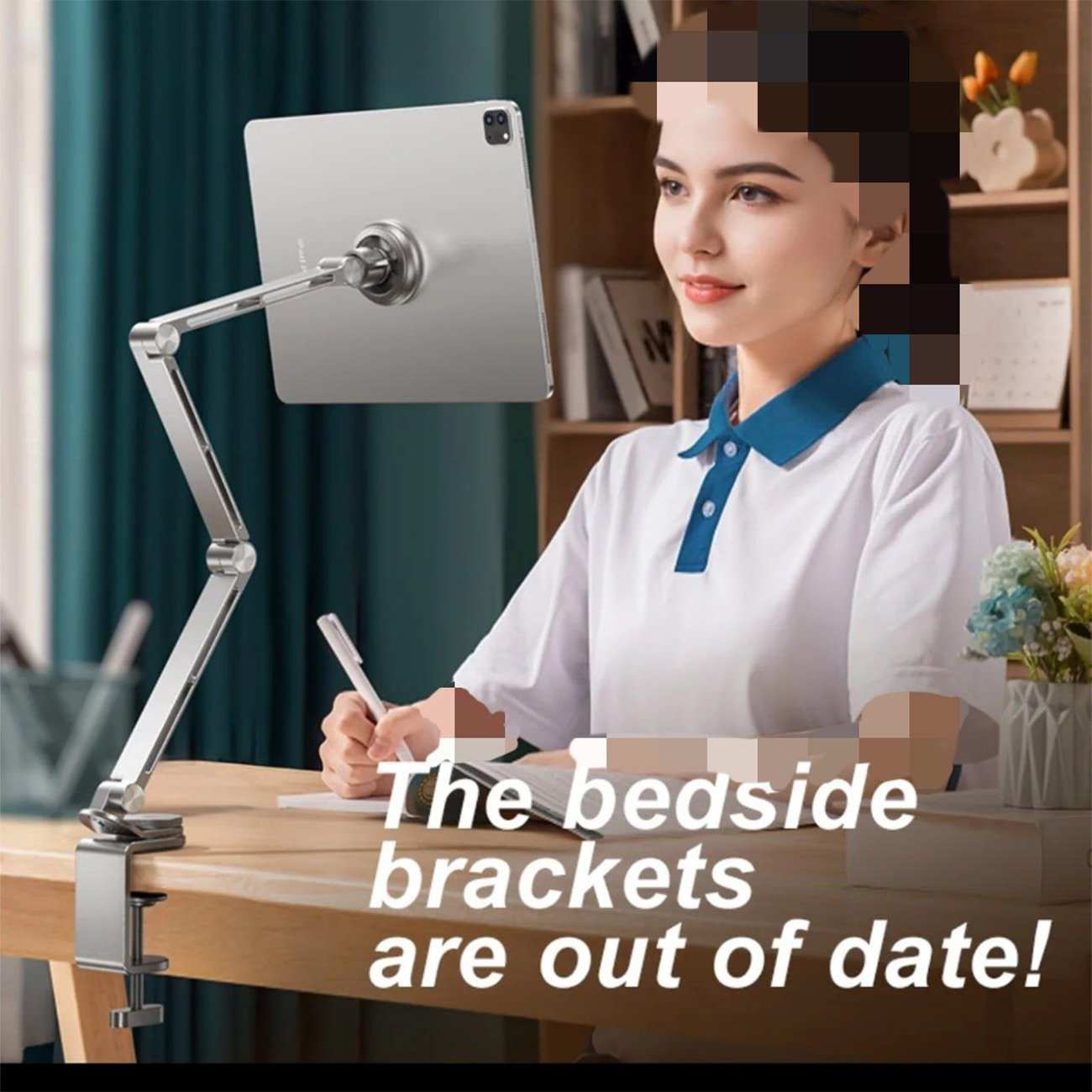 هولدر گوشی موبایل و تبلت قابل اتصال به لبه میز و تخت آرتاکو T01