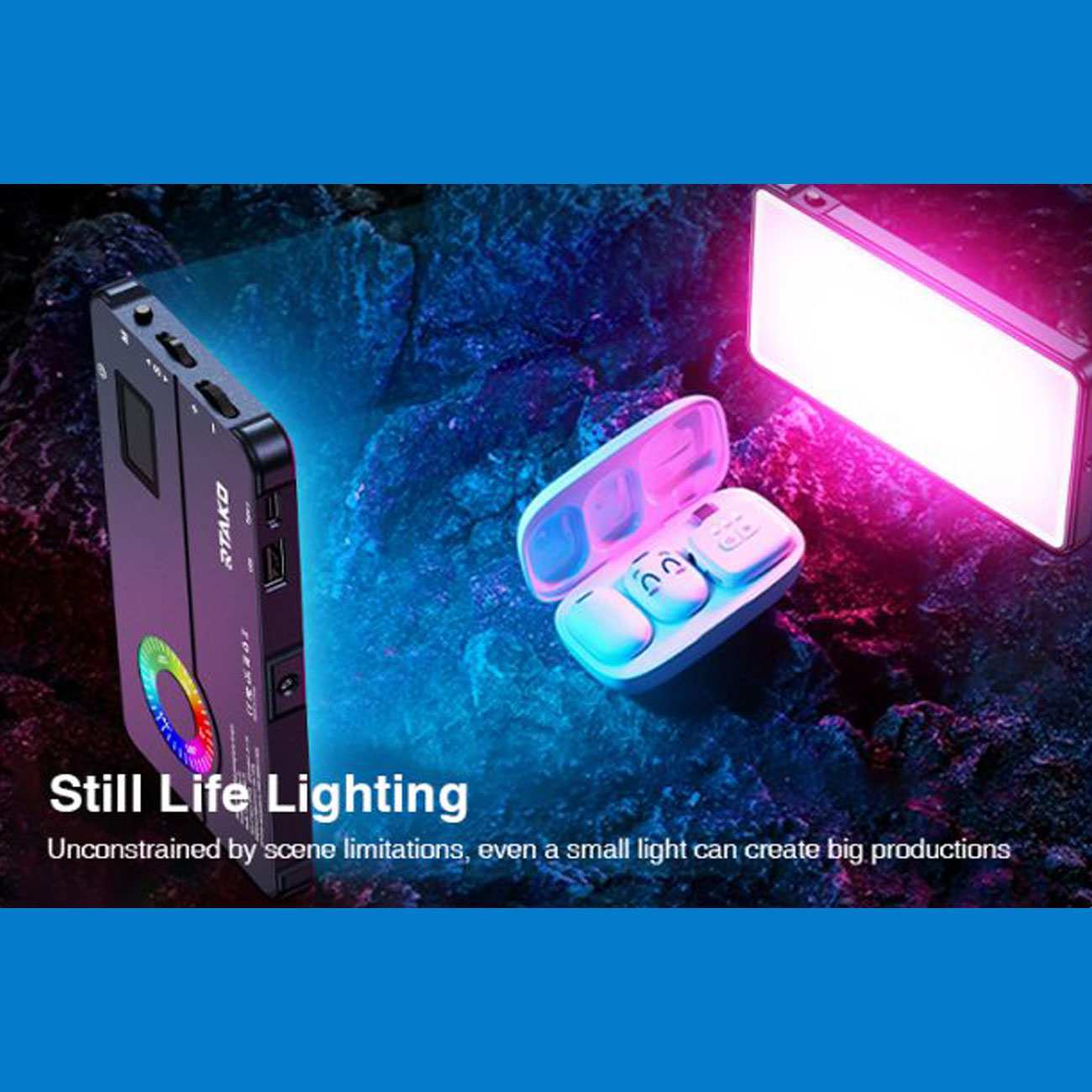 نور جیبی RGB برای عکاسی و فیلمبرداری آرتاکو RDJ-03
