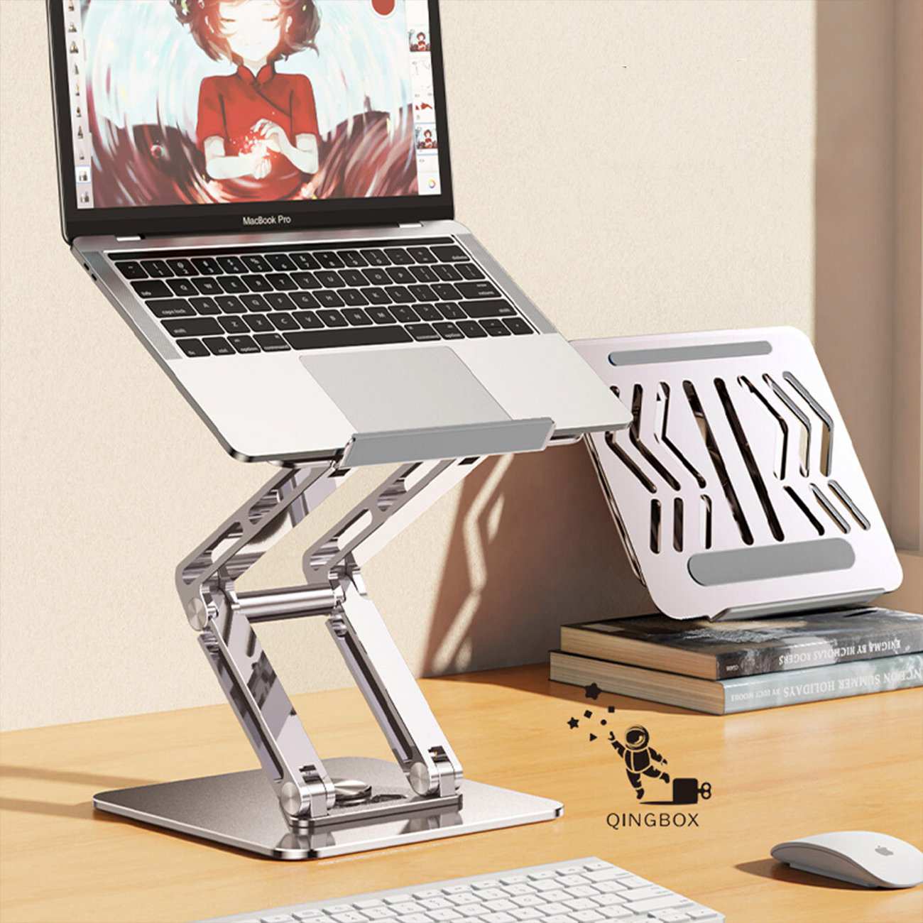 پایه لپ تاپ تاشو چرخشی 360 درجه قابل تنظیم آرتاکو RS-CP84S