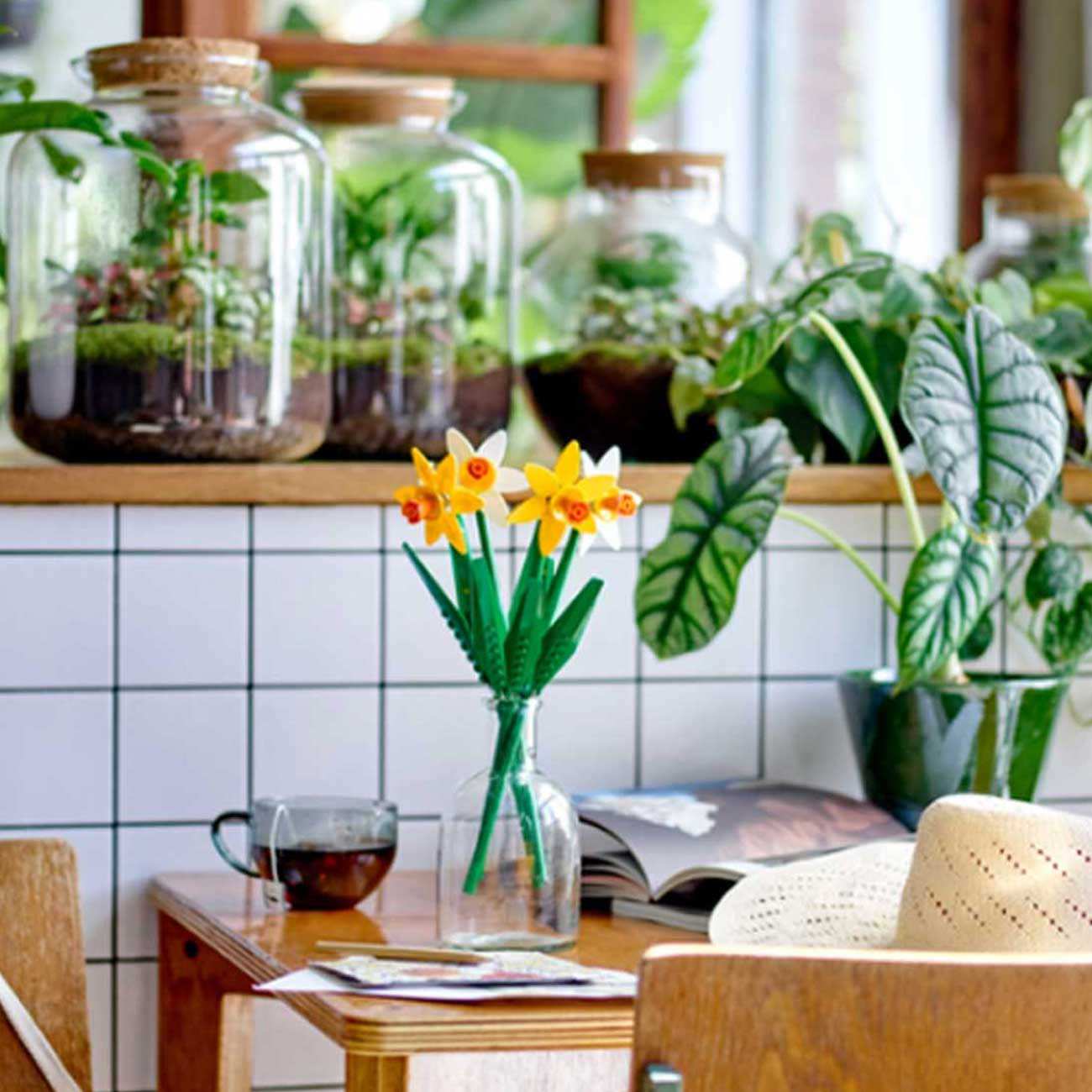 لگو آیکون گل نرگس کد 40646