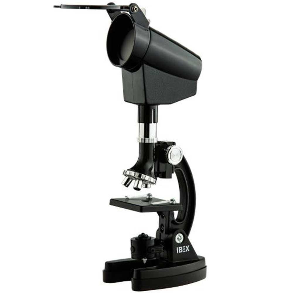 میکروسکوپ دانش آموزی IBEX تک چشمی ثابت با کیف حمل هاردباکس Zoom Box Vision