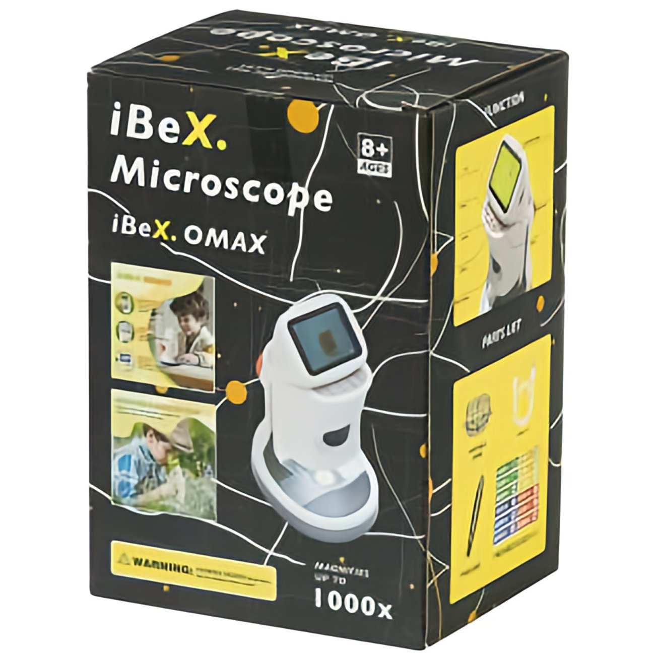 میکروسکوپ دیجیتالی شارژی با بزرگنمایی 1000 برابر و صفحه نمایش 2 اینچی آیبکس Omax