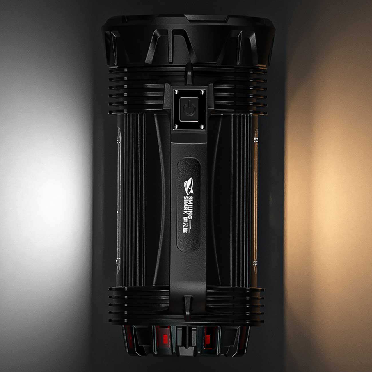 چراغ قوه ضدانفجار و ضدآب شارژی و پاوربانک اسمایلینگ شارک 887F