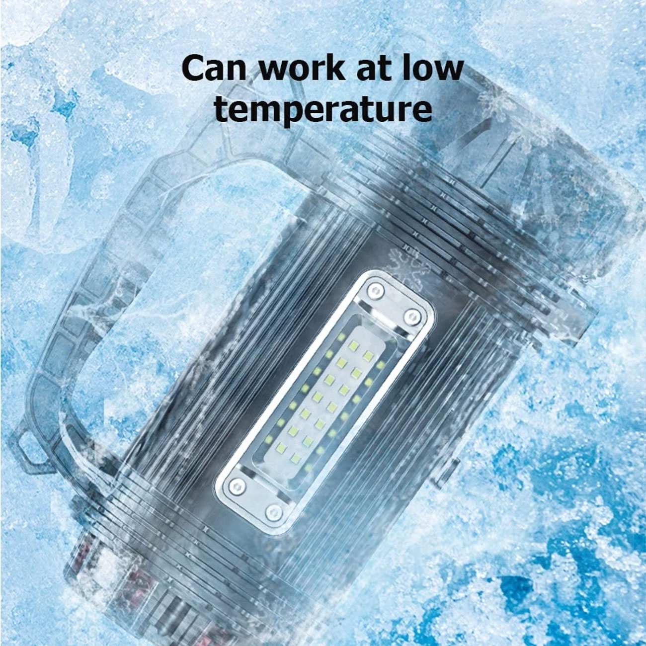 چراغ قوه ضدانفجار و ضدآب شارژی و پاوربانک اسمایلینگ شارک 887F