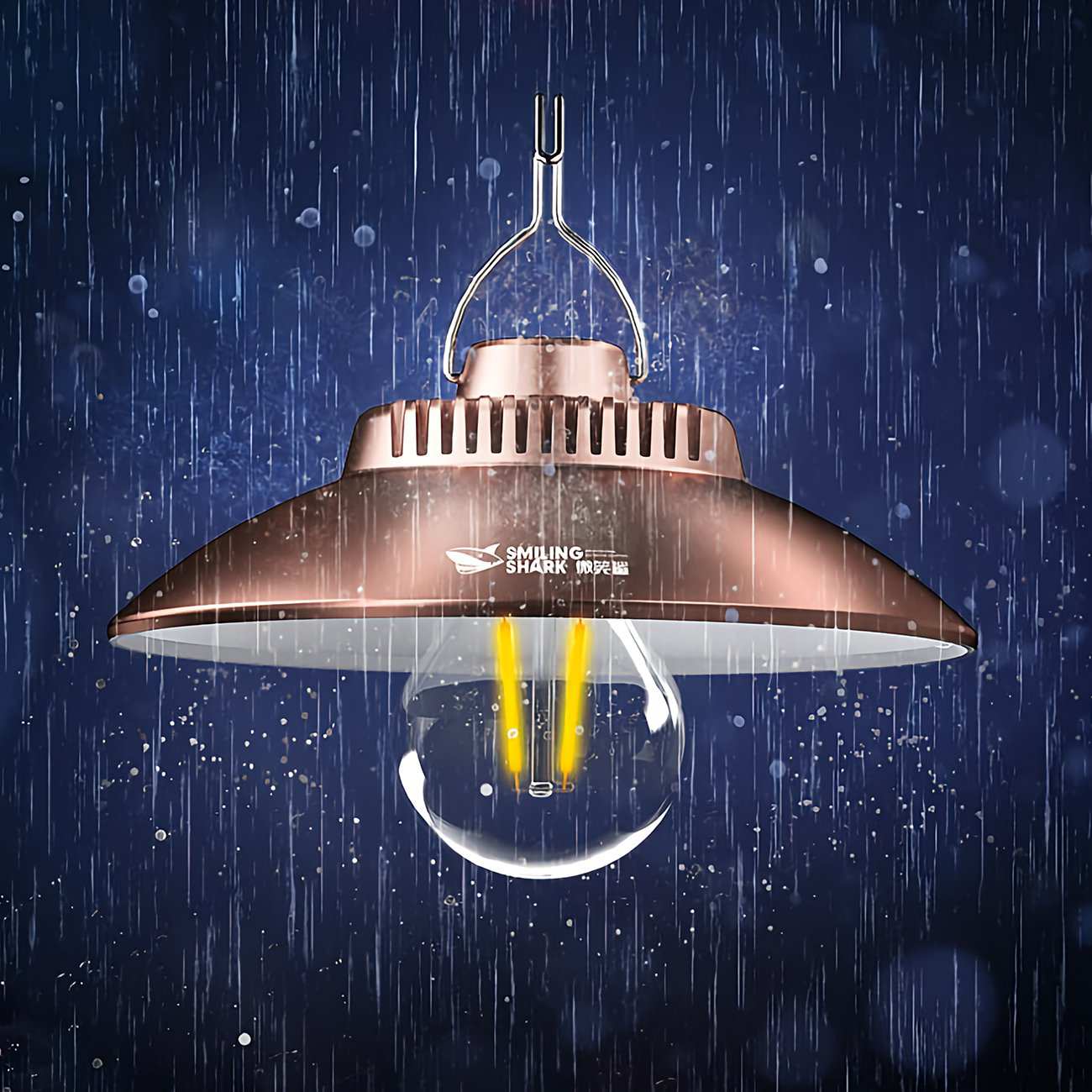 چراغ شارژی و لامپ کمپینگ ضدآب اسمایلینگ شارک LY-8229C