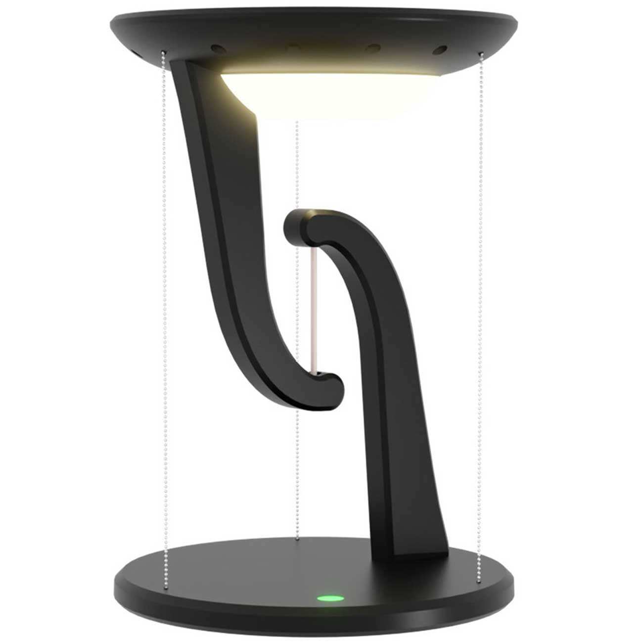 چراغ مطالعه LED رومیزی هوشمند و شارژر بیسیم