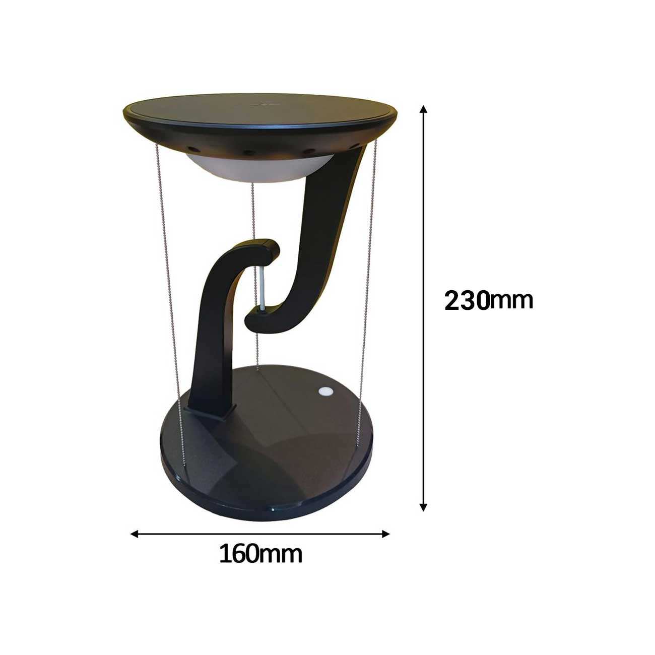 چراغ مطالعه LED رومیزی هوشمند و شارژر بیسیم