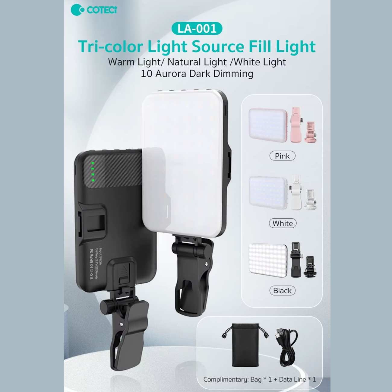 نورافکن شارژی کوتسی LA-001