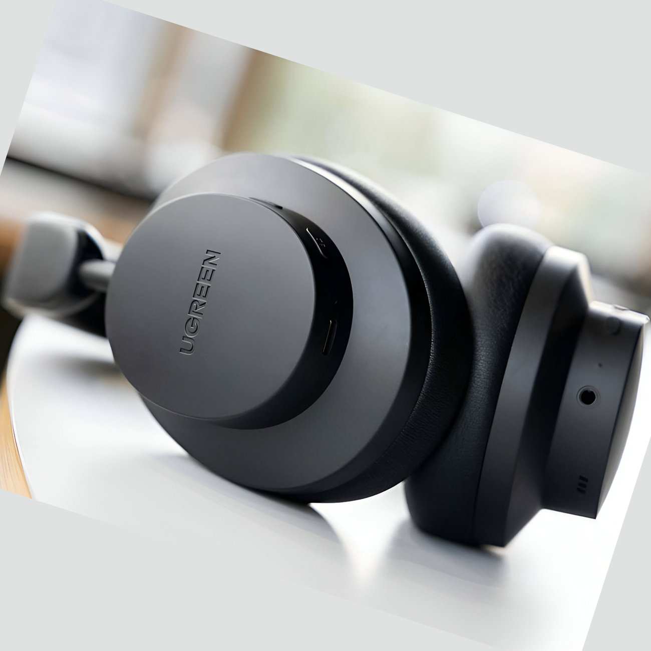 هدفون بلوتوثی 5.0 نویزکنسلینگ فعال یوگرین HP106 90422