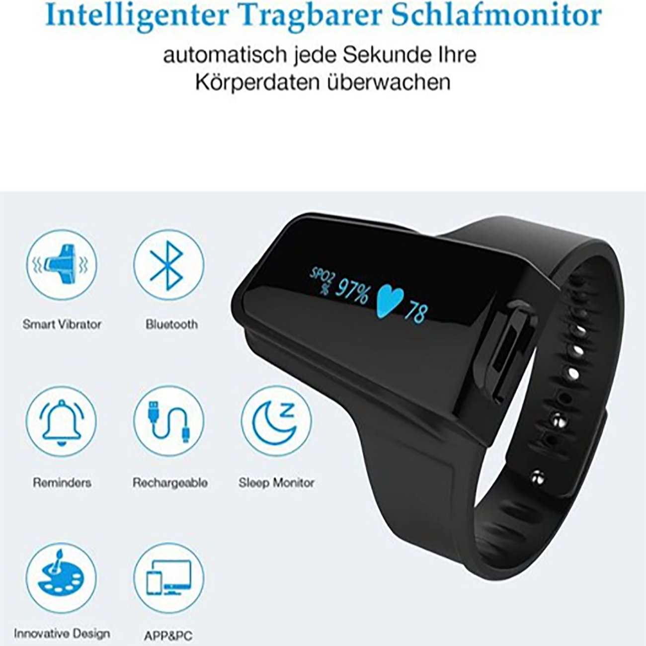 پالس اکسیمتر مچی هوشمند ویاتوم Checkme O2 Max