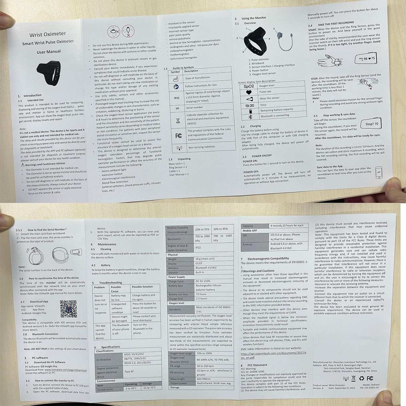 پالس اکسیمتر مچی هوشمند ویاتوم Checkme O2 Max