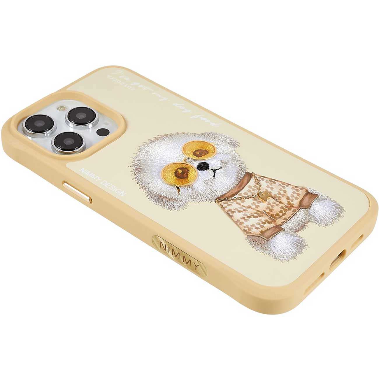 قاب محافظ گوشی آیفون 16 پرومکس طرح سگ سفید نیمی 02