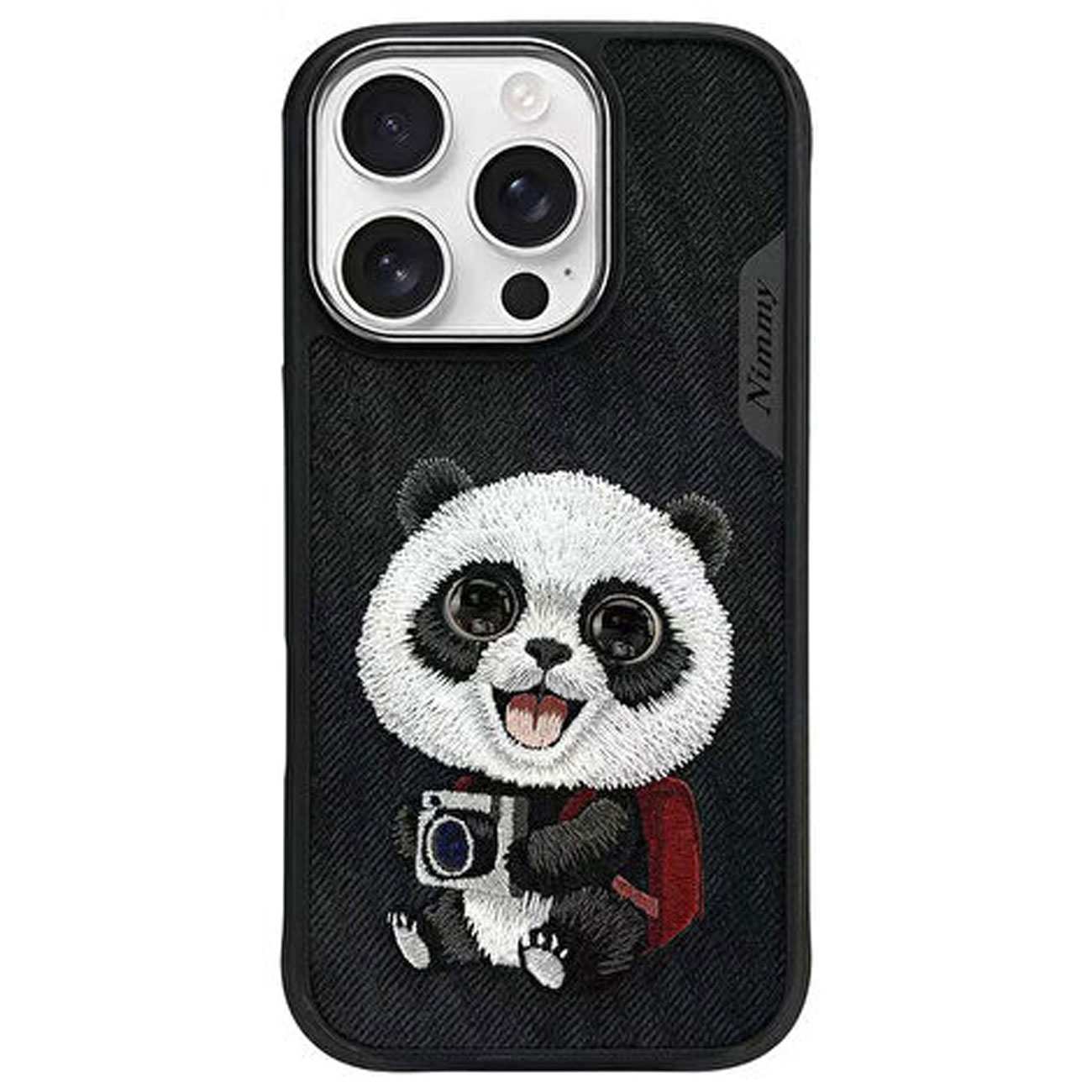 قاب گوشی آیفون 16 پرو نیمی NIMMY N-XDY طرح پاندا با چشم برجسته