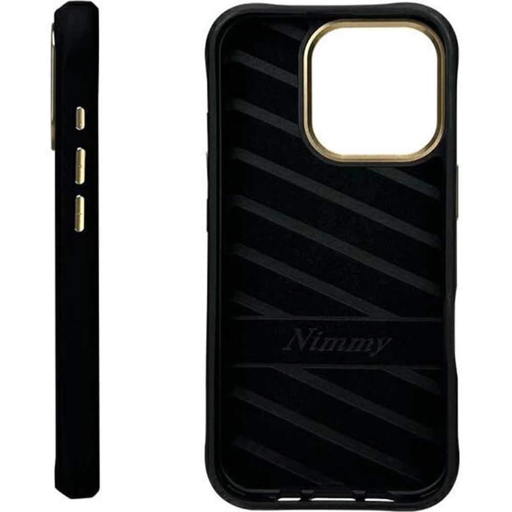 قاب محافظ گوشی آیفون 16 پرو بولداگ با زنجیر و عینک واقعی نیمی 01