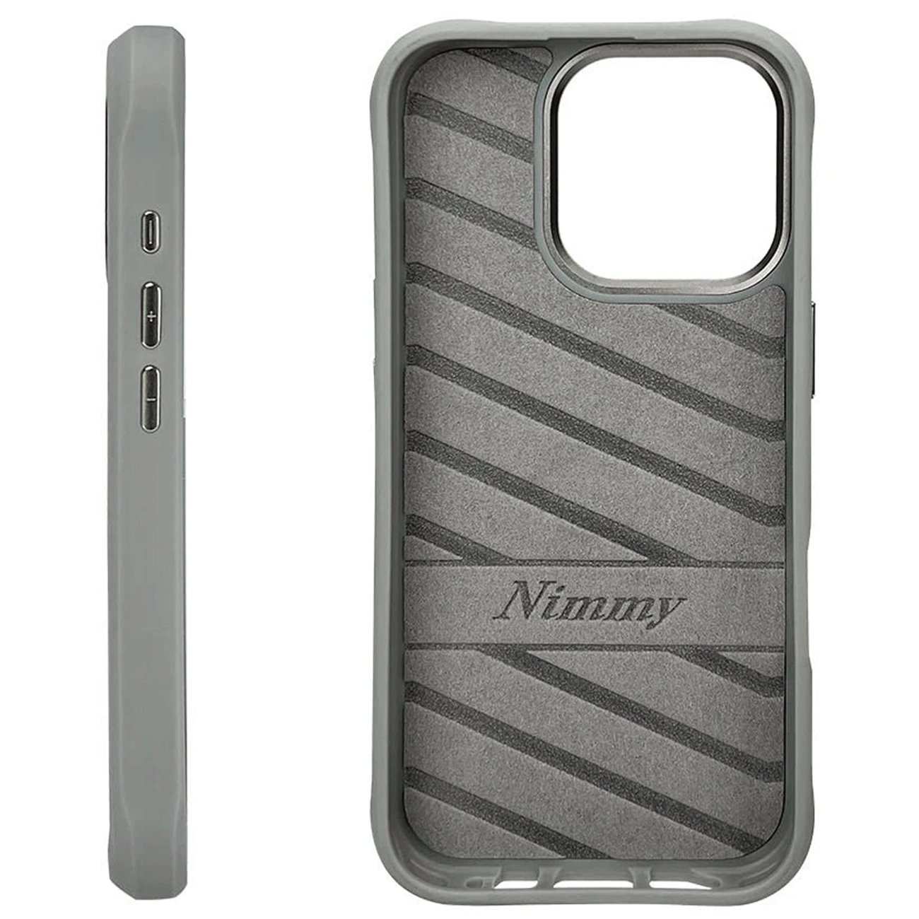 قاب مغناطیسی گوشی آیفون 16پرو طرح خرس با عینک و زیپ واقعی نیمی Embroidery