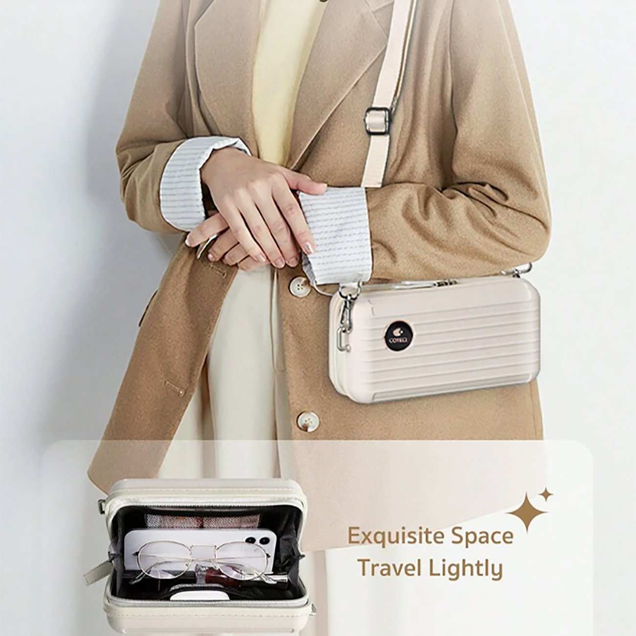 کیف لوازم جانبی ضدضربه کوتسی 14103 با بند دوشی