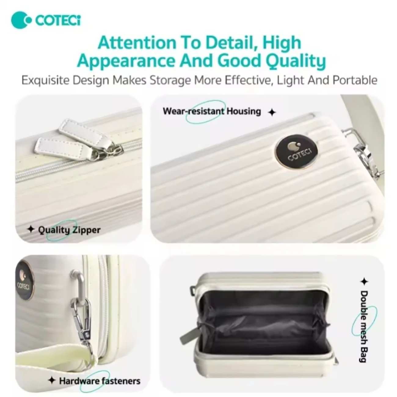 کیف لوازم جانبی ضدضربه کوتسی 14103 با بند دوشی