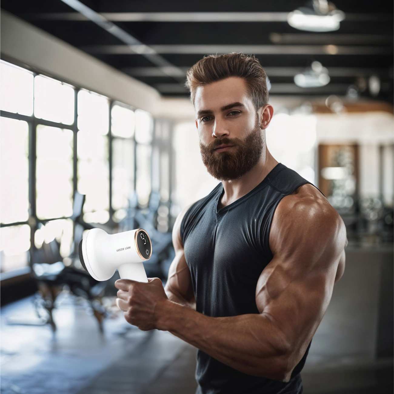 ماساژور بدن شارژی چند سر گرین لاین GNRLWVEBMGWH GL-MG12