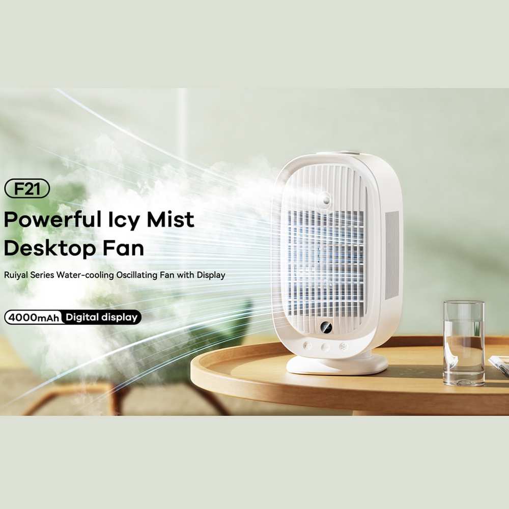 پنکه شارژی رومیزی ریمکس F21