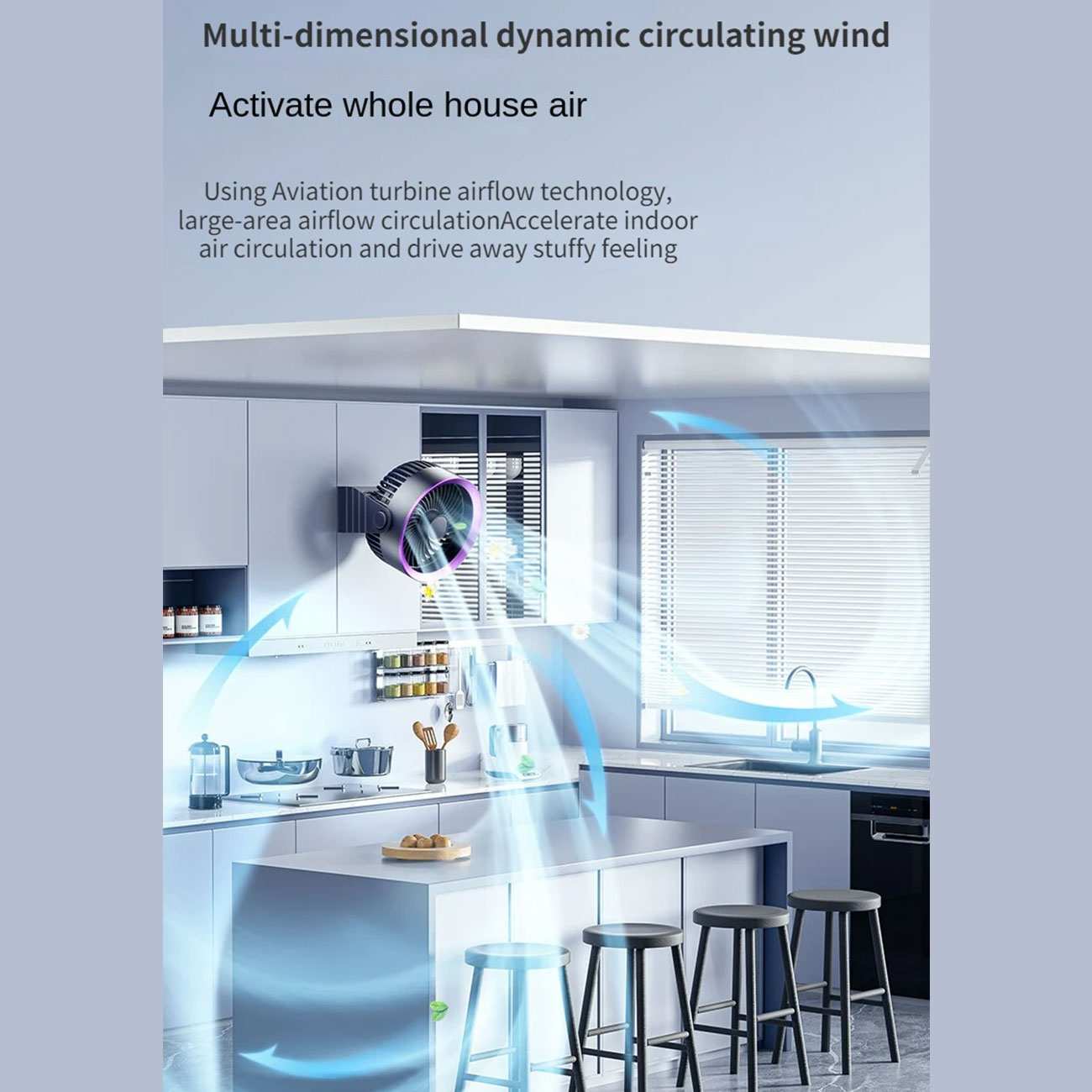 پنکه شارژی رومیزی و دیواری ریمکس F27