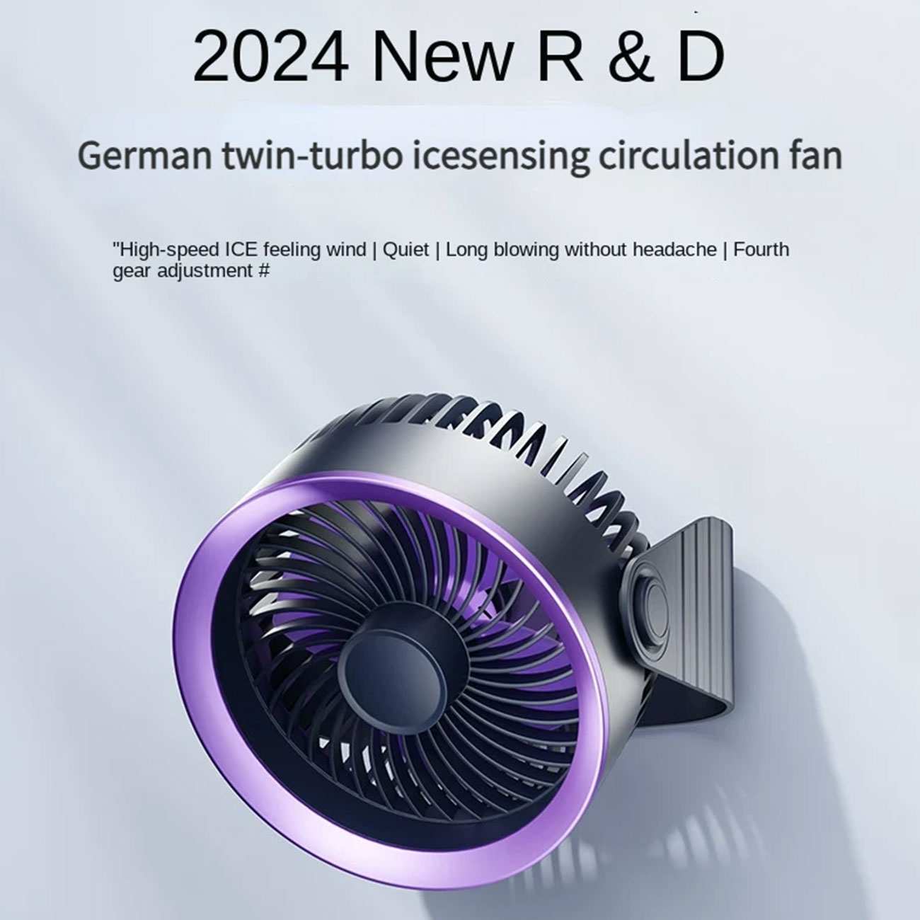 پنکه شارژی رومیزی و دیواری ریمکس F27