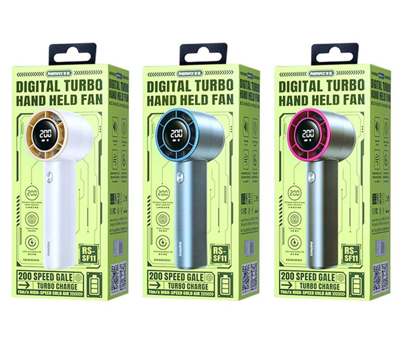 پنکه شارژی قابل حمل ریمکس RS-SF11