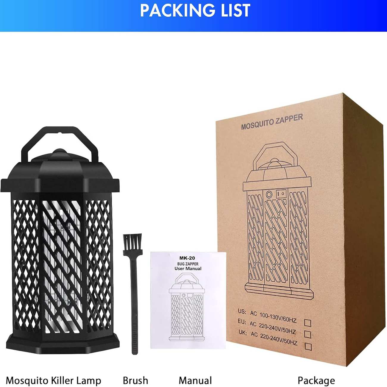 حشره کش برقی سقفی و رومیزی 18 وات لایکو mk-20