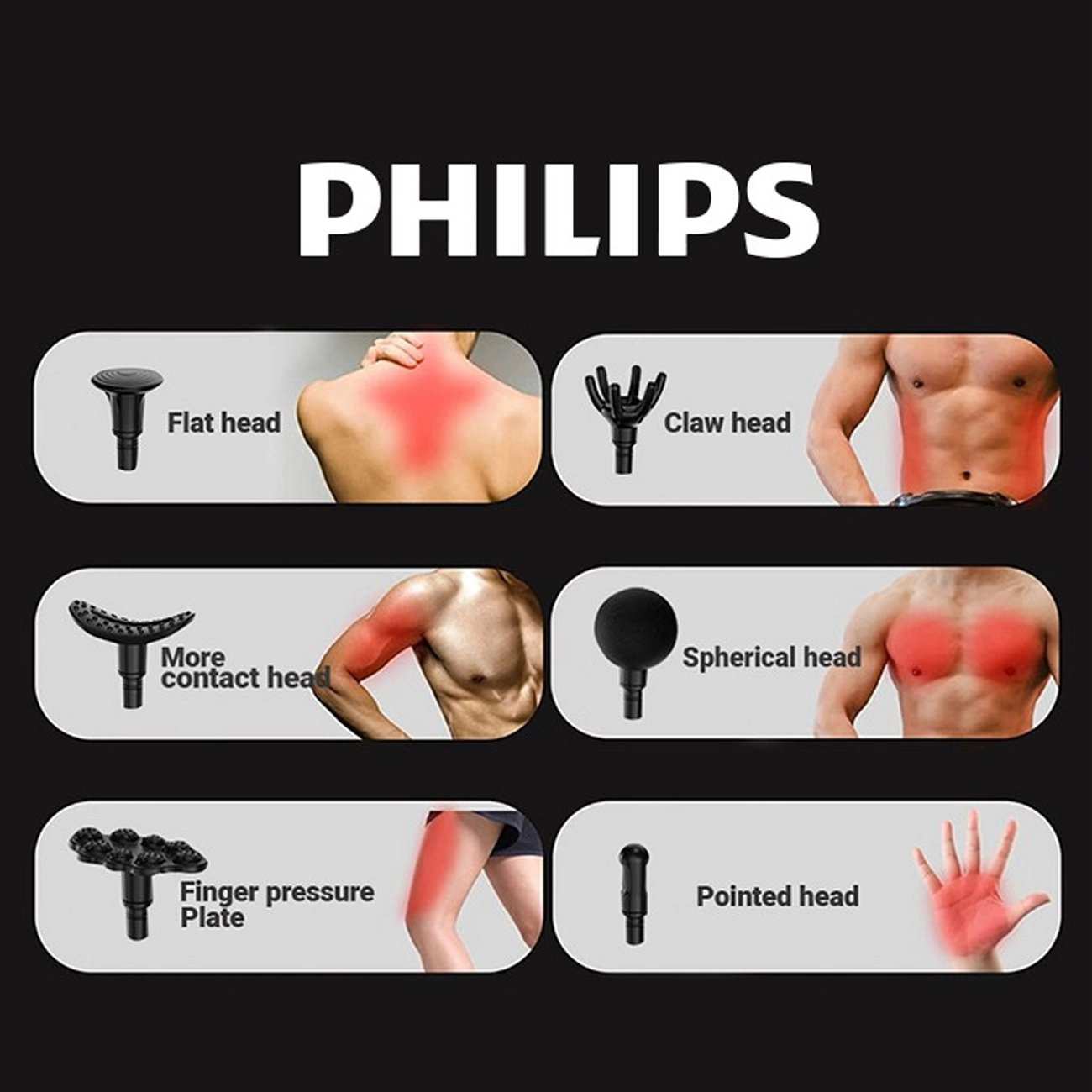 ماساژور تفنگی فیلیپس PPM7323