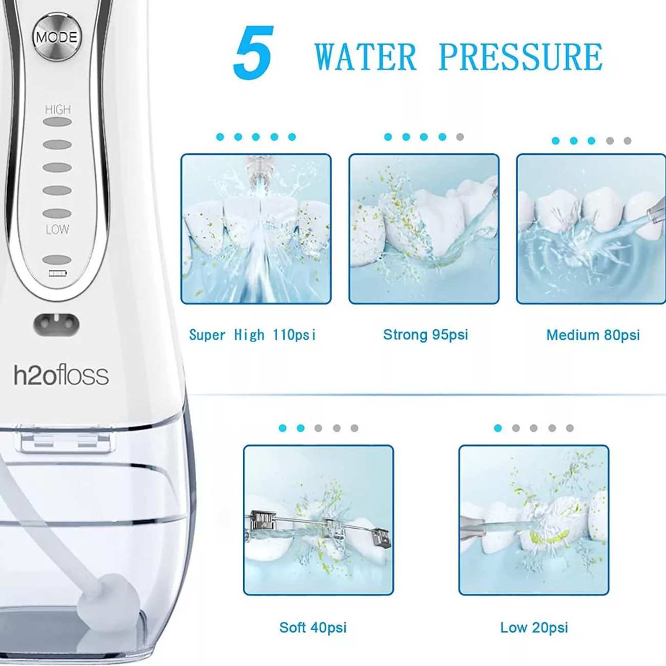 دستگاه شست و شوی دهان و دندان H2Ofloss