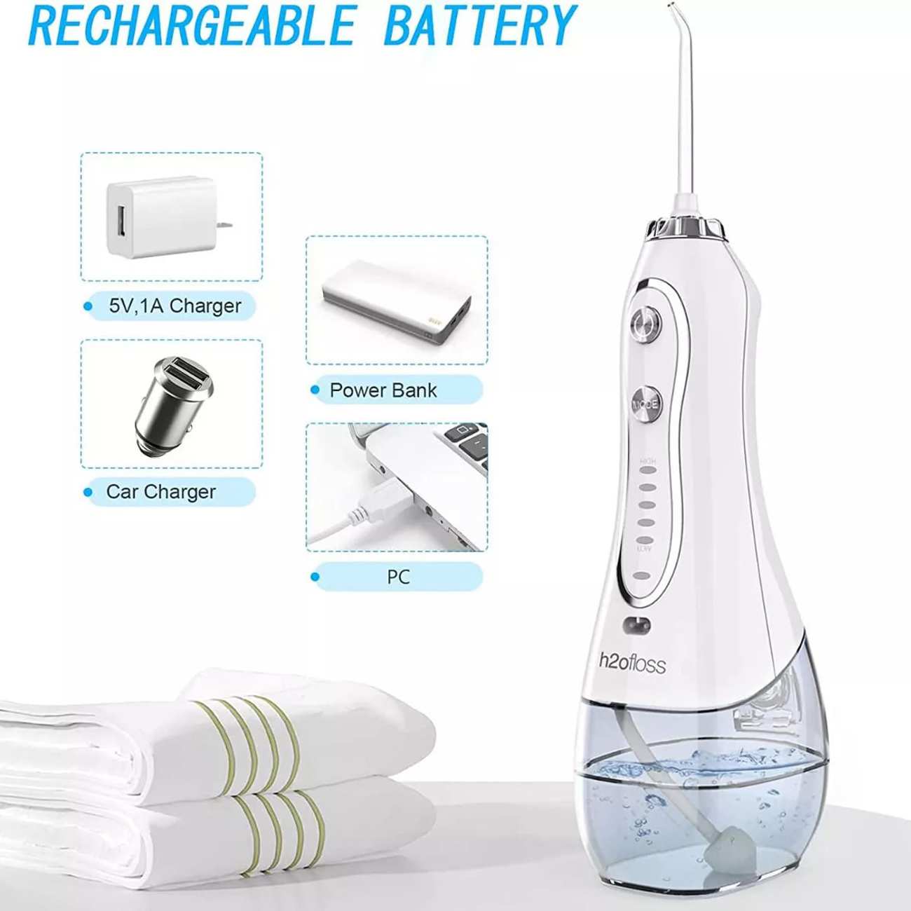 دستگاه شست و شوی دهان و دندان H2Ofloss