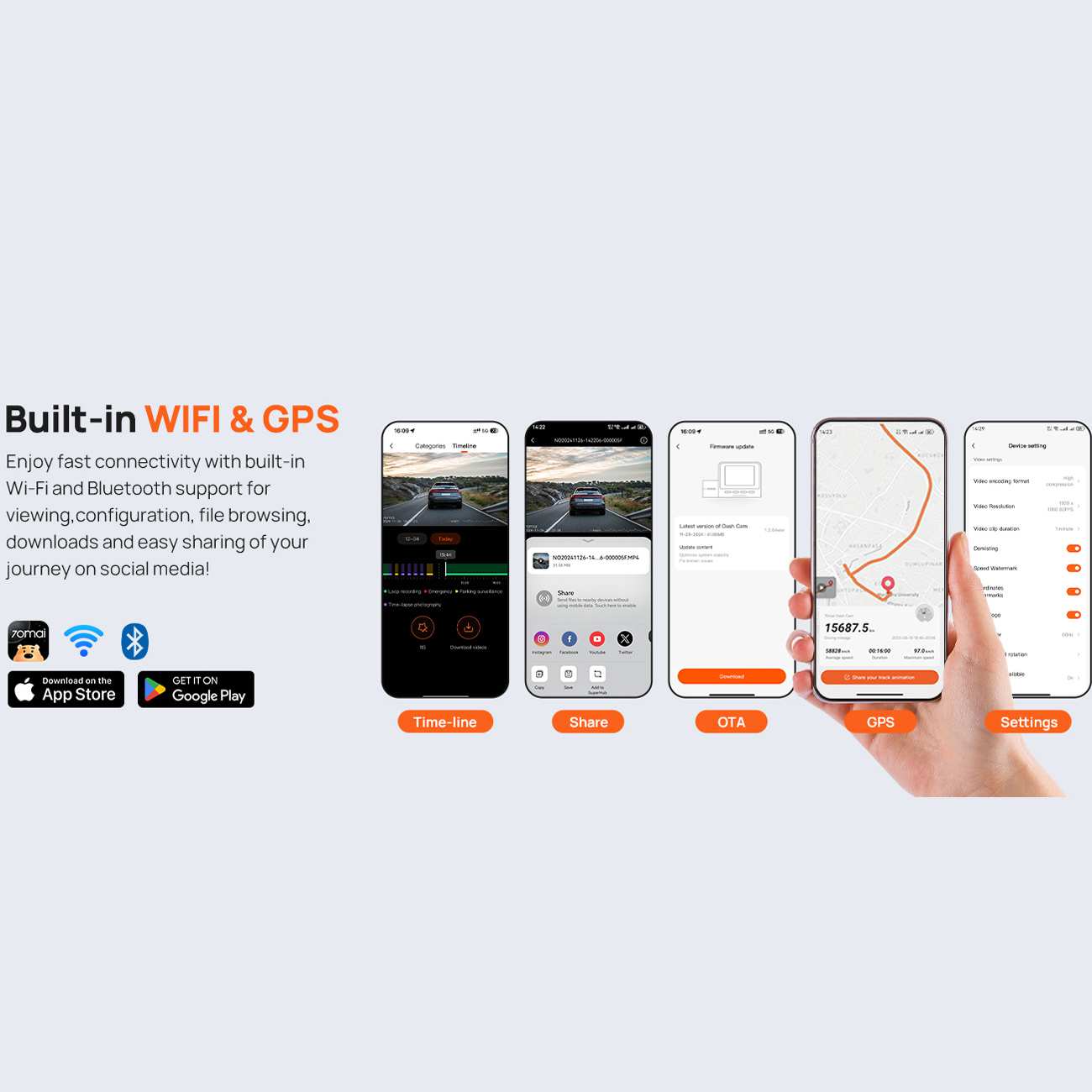 دوربین ثبت وقایع خودرو 70mai A510