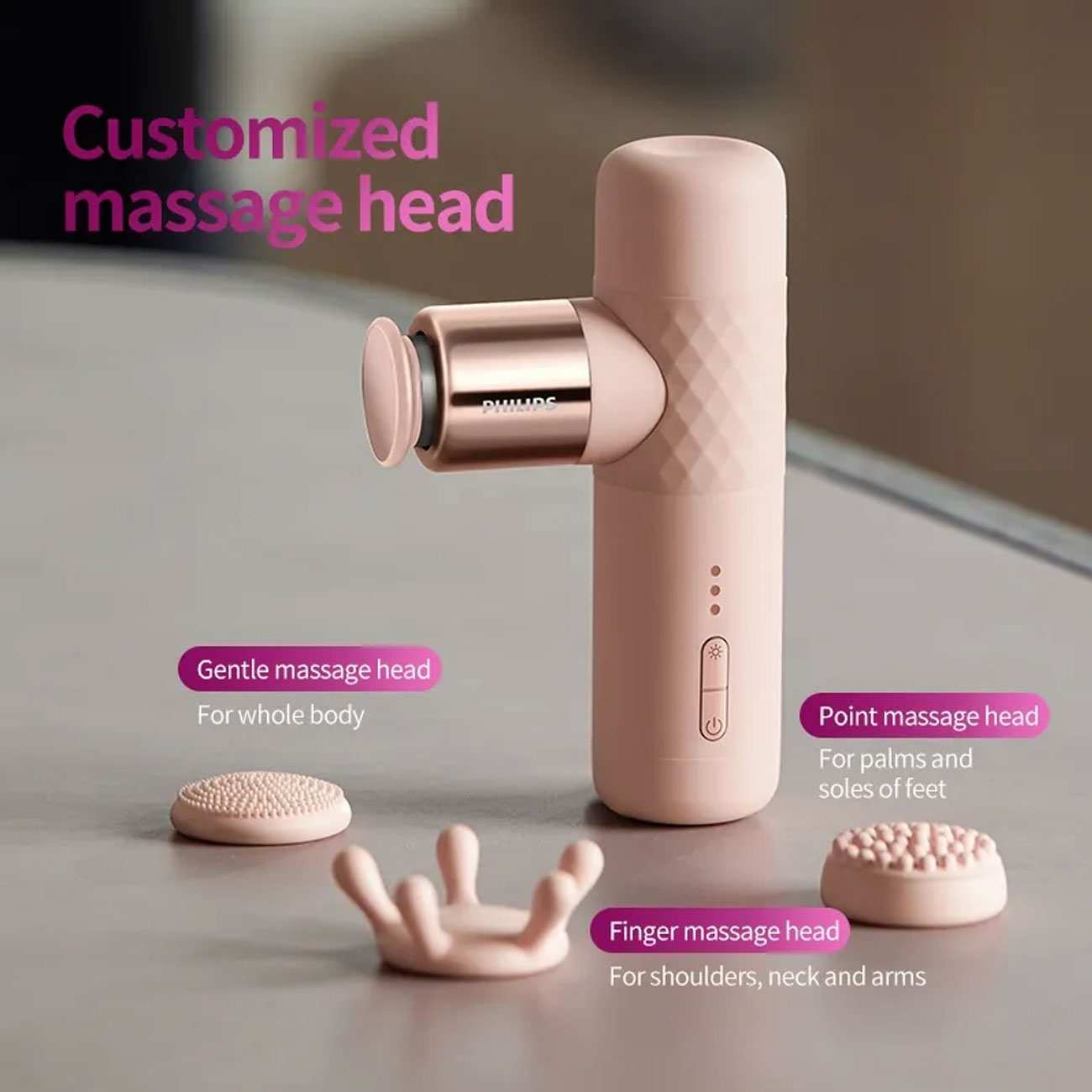 ماساژور تفنگی حرارتی فیلیپس PPM3302