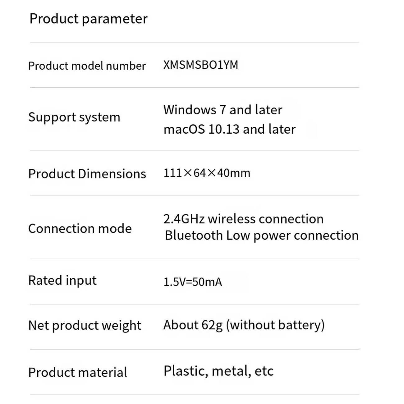 موس بیسیم دوحالته سایلنت شیائومی XMSMSB01YM