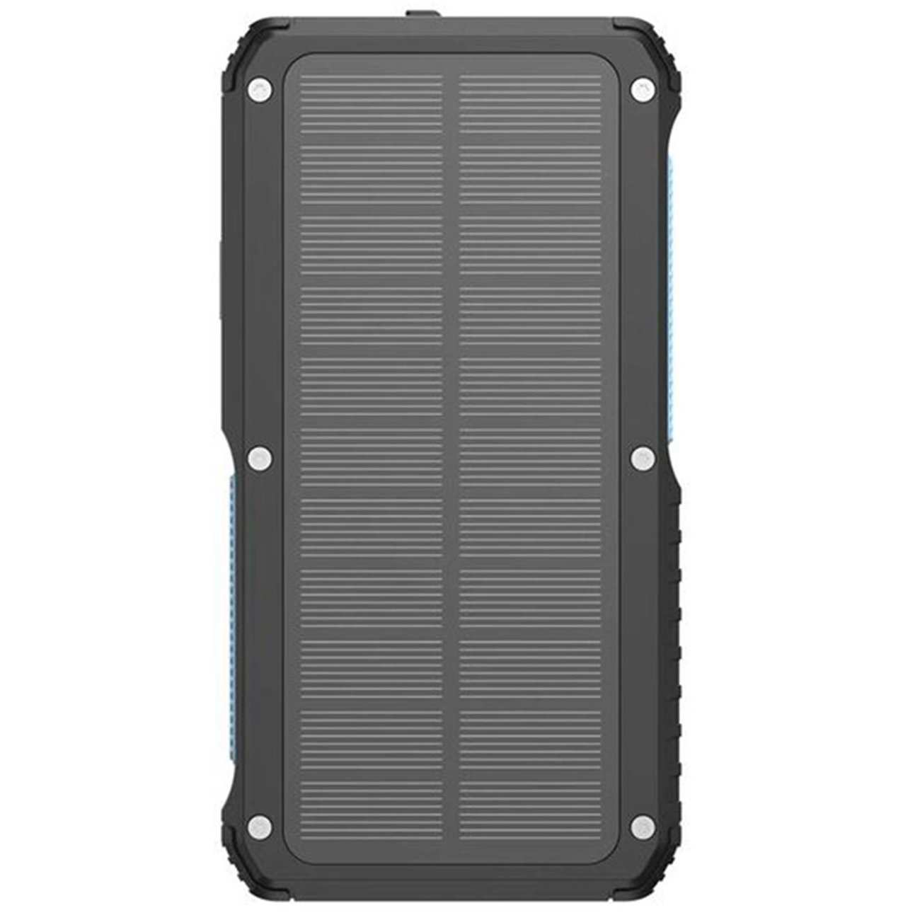 پاوربانک وایرلس خورشیدی 27000 تایپ سی و یو اس بی 22.5 وات پاورولوژی PP077 PPBCHA77 دارای چراغقوه