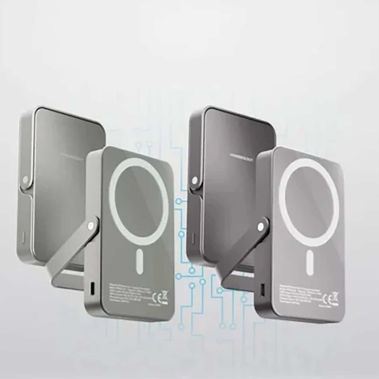 پاور بانک 10000 مگسیف 15 وات و تایپ سی 20 وات پاورولوژی PP036