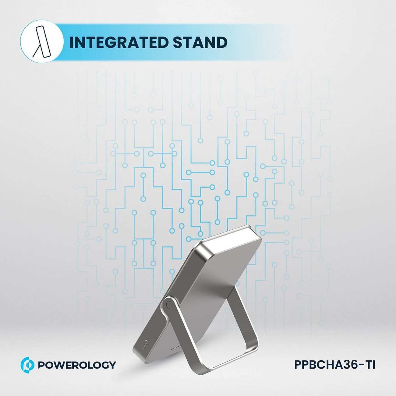 پاور بانک 10000 مگسیف 15 وات و تایپ سی 20 وات پاورولوژی PP036