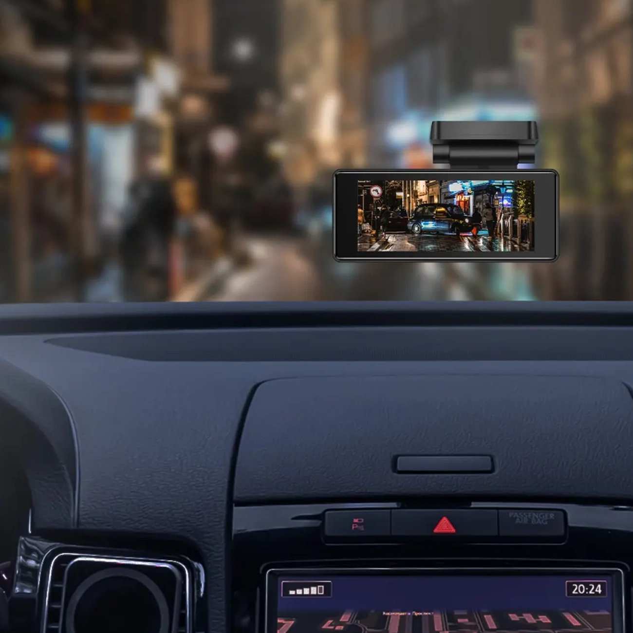 دوربین ثبت وقایع خودرو پاورولوژی PDCAM2K1 با قابلیت مکالمه