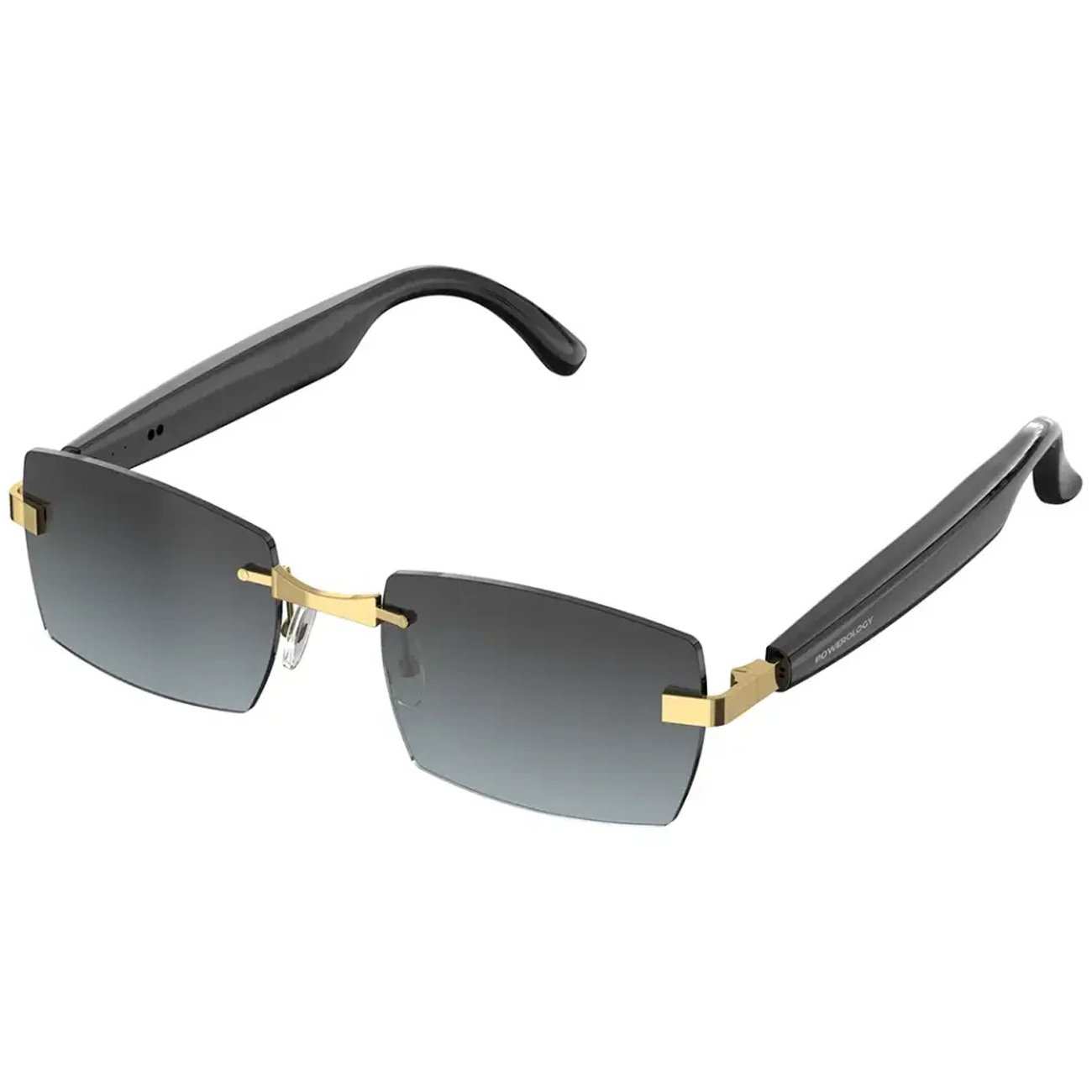 عینک آفتابی فتوکرومیک و هوشمند با هندزفری بلوتوثی پاورولوژی PWHY1006GDBK