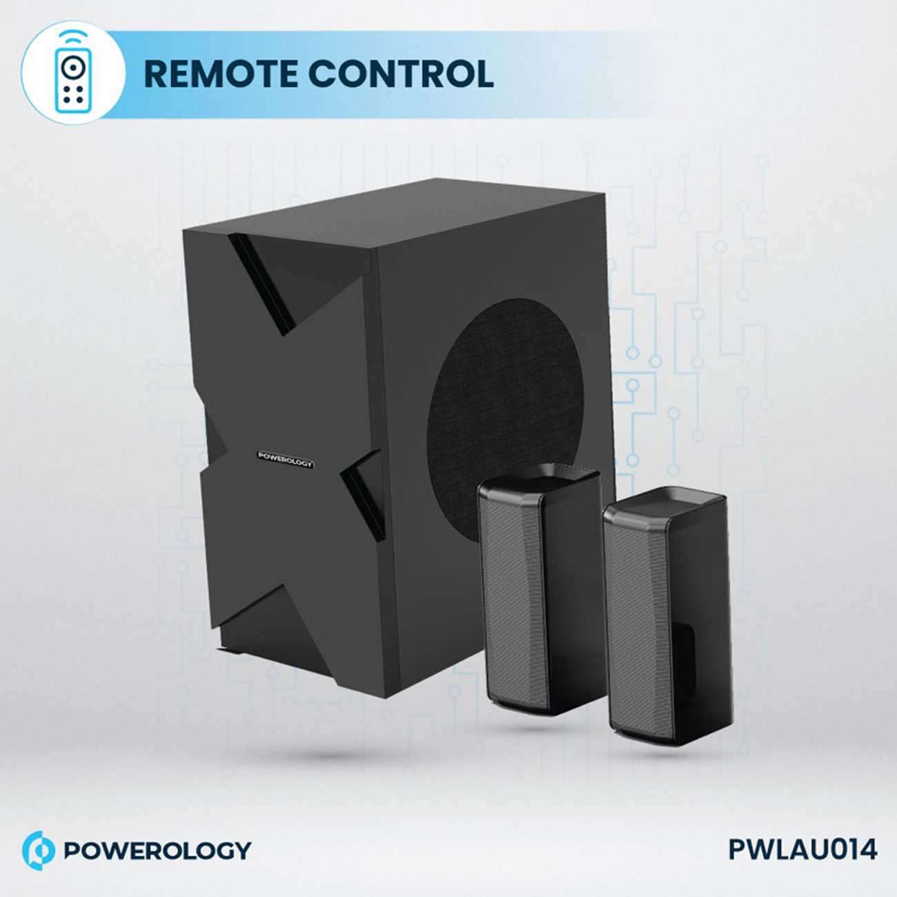 ساندبار و سینمای خانگی 5.1 کاناله پاورولوژی PWLAU014