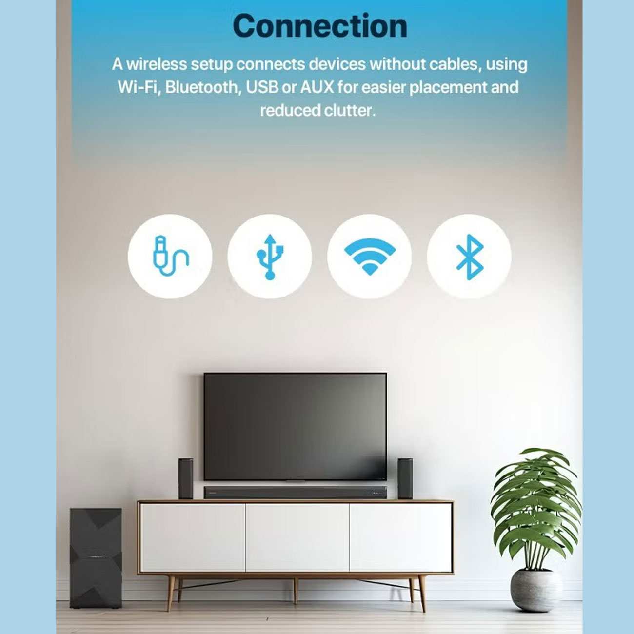 ساندبار و سینمای خانگی 5.1 کاناله پاورولوژی PWLAU014