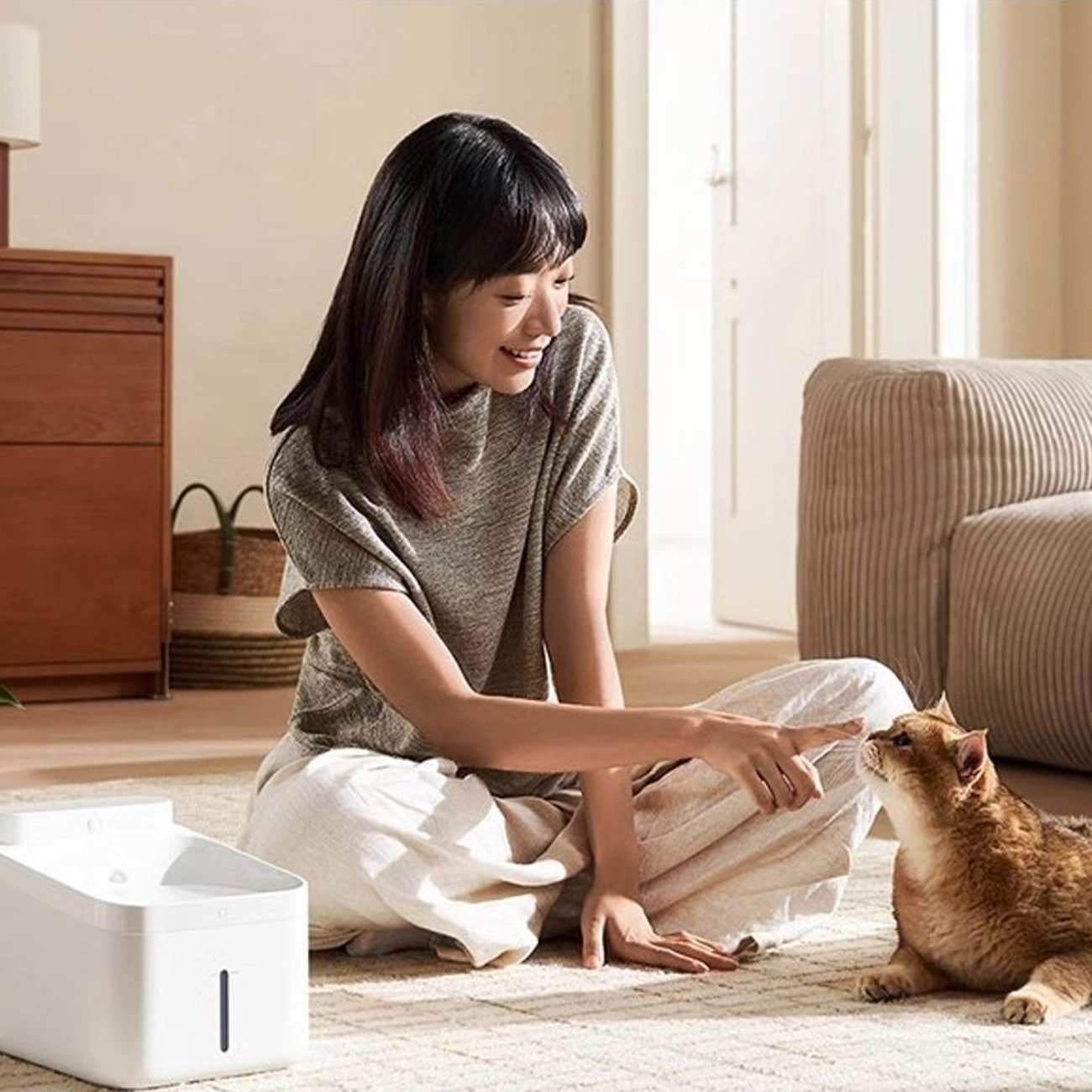 ظرف آب هوشمند بی سیم حیوانات خانگی میجیا شیائومی MJCWYSJ03