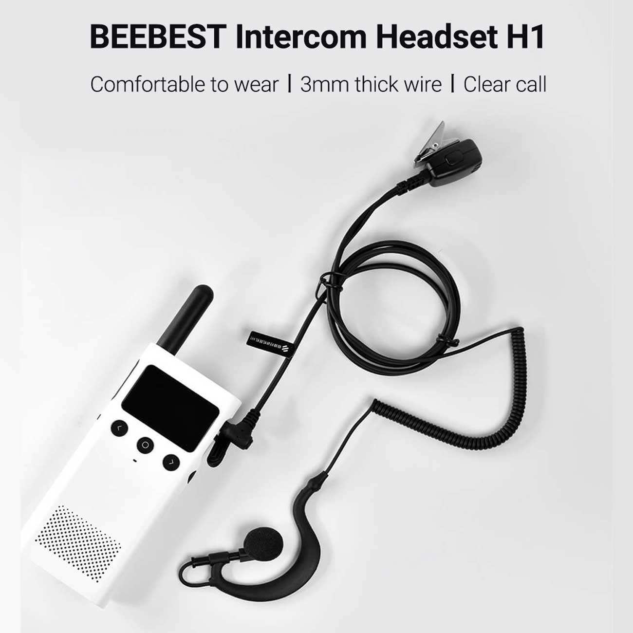 هدست سیمی تک گوش بیسیمِ واکیتاکی h1