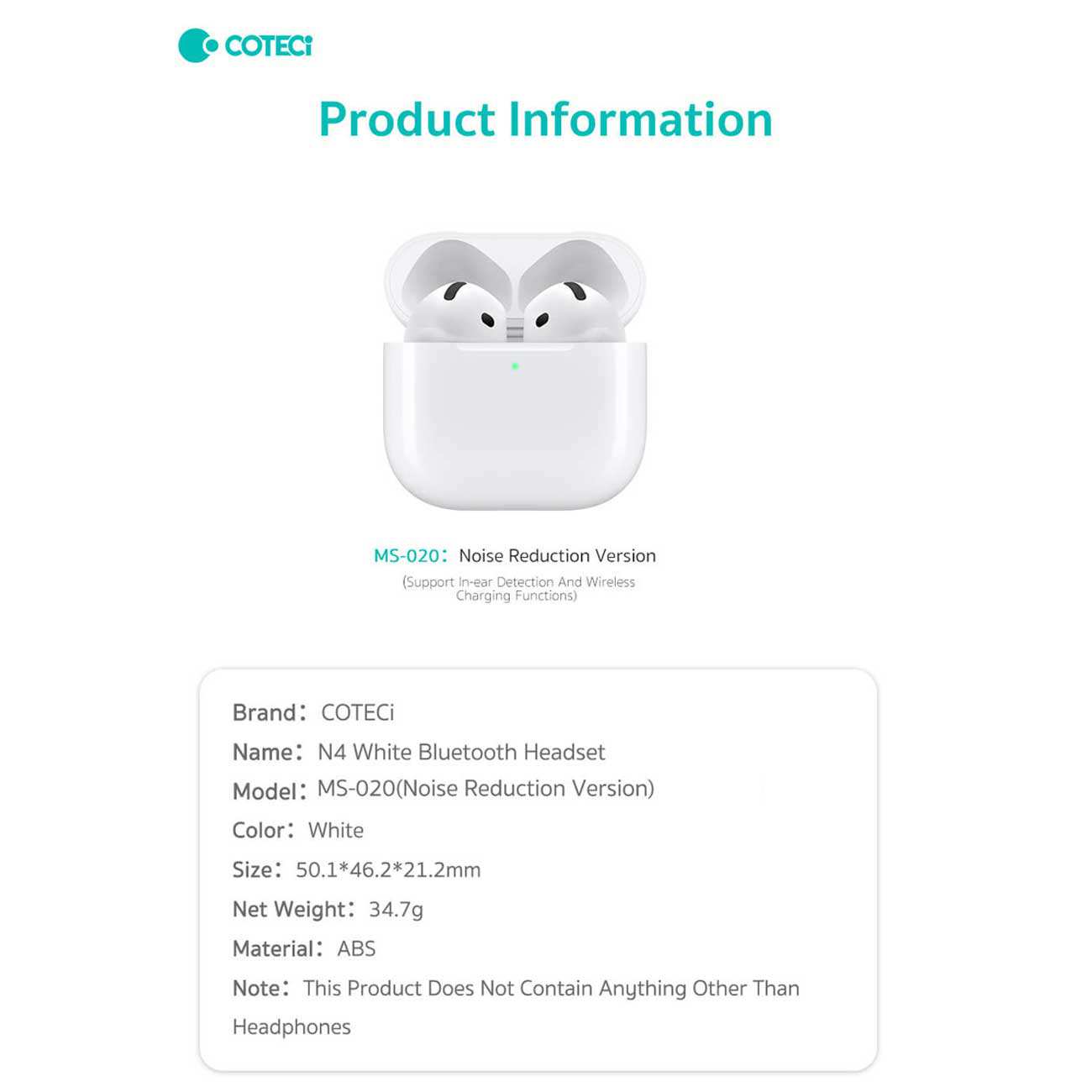 هندزفری بلوتوثی 5.4 کوتسی MS-020