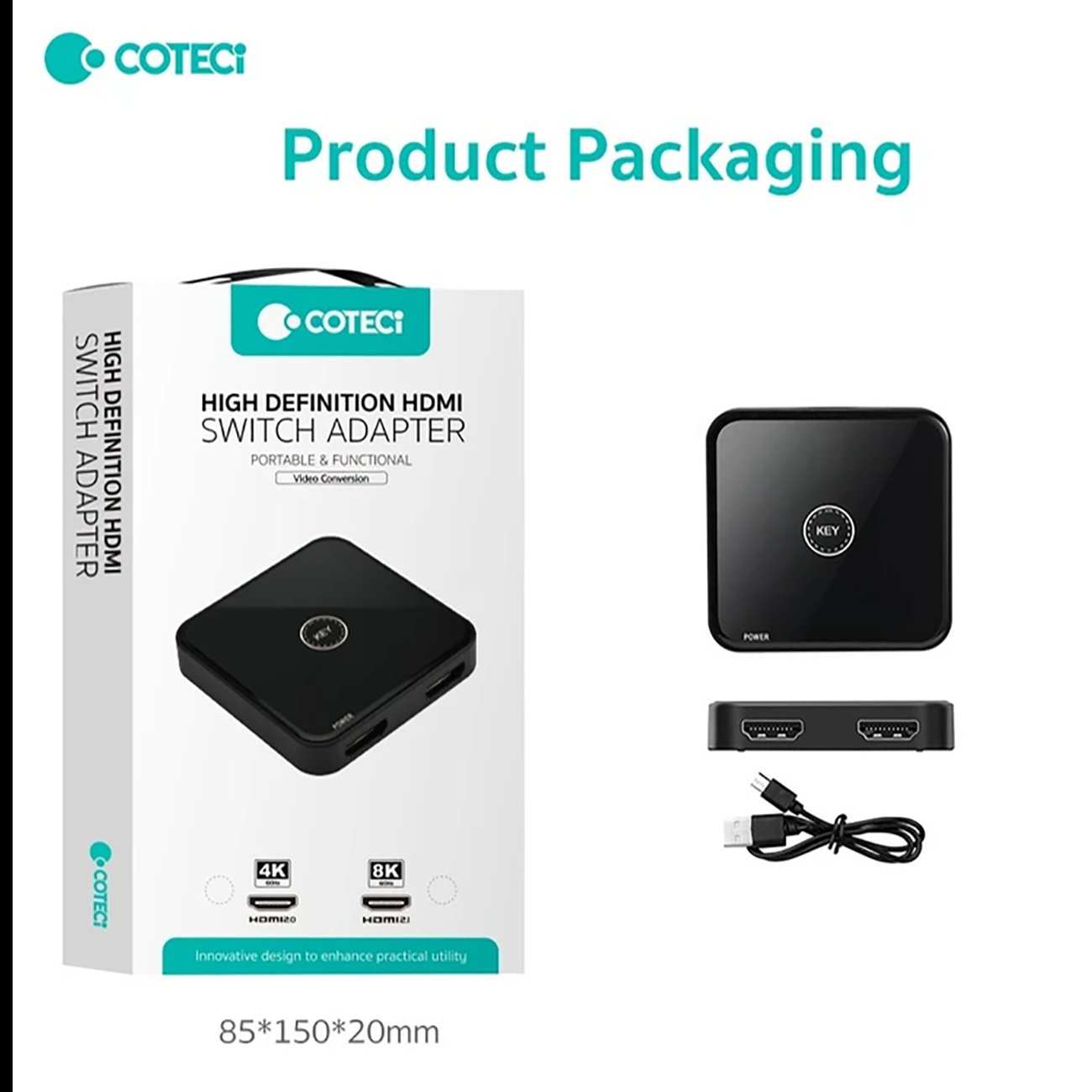 مبدل و سوئیچ HDMI دو در یک کوتسی OF-035