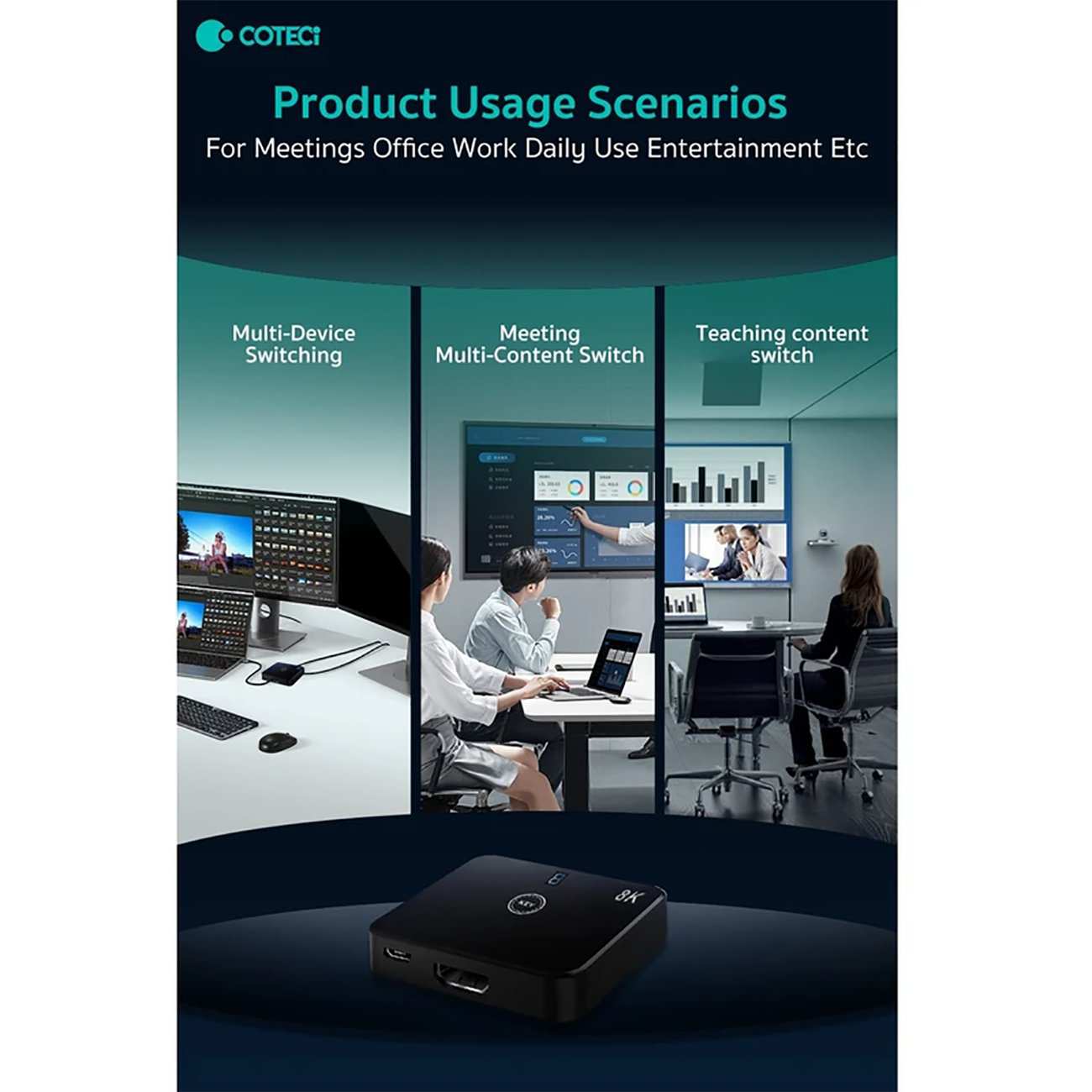 مبدل و سوئیچ HDMI دو در یک کوتسی OF-035