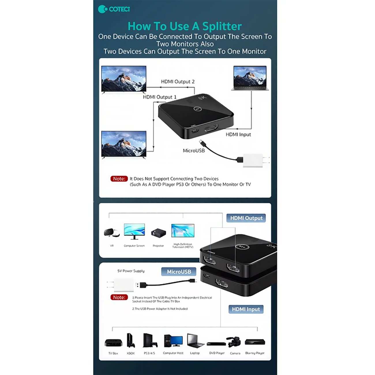 مبدل HDMI کوتسی OF-036